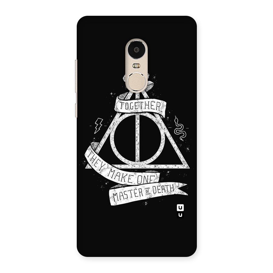 White Ribbon Back Case for Xiaomi Redmi Note 4