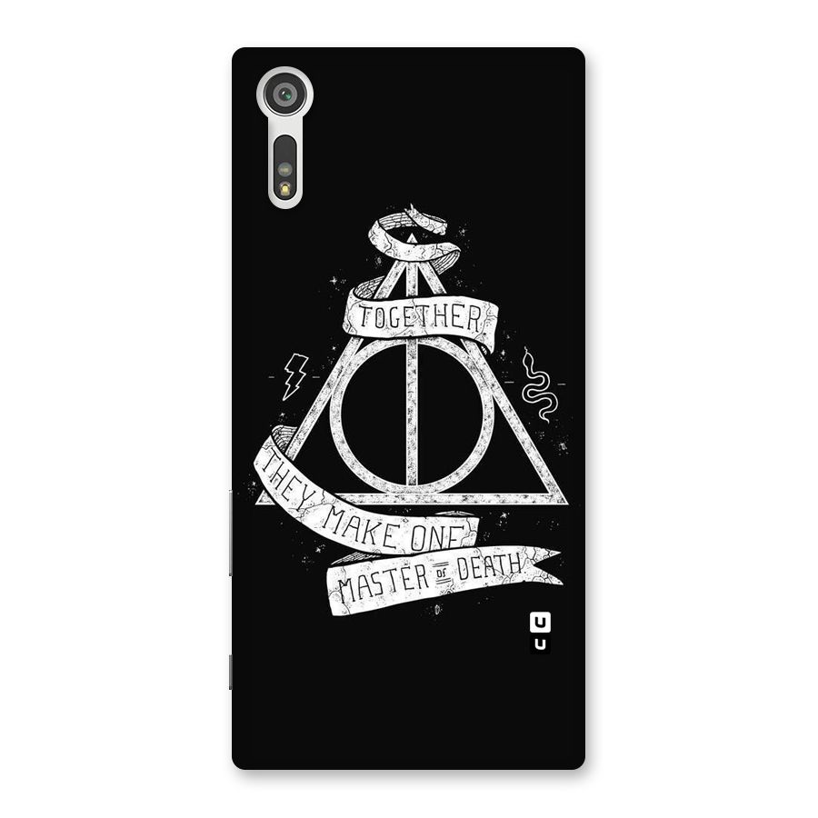 White Ribbon Back Case for Xperia XZ
