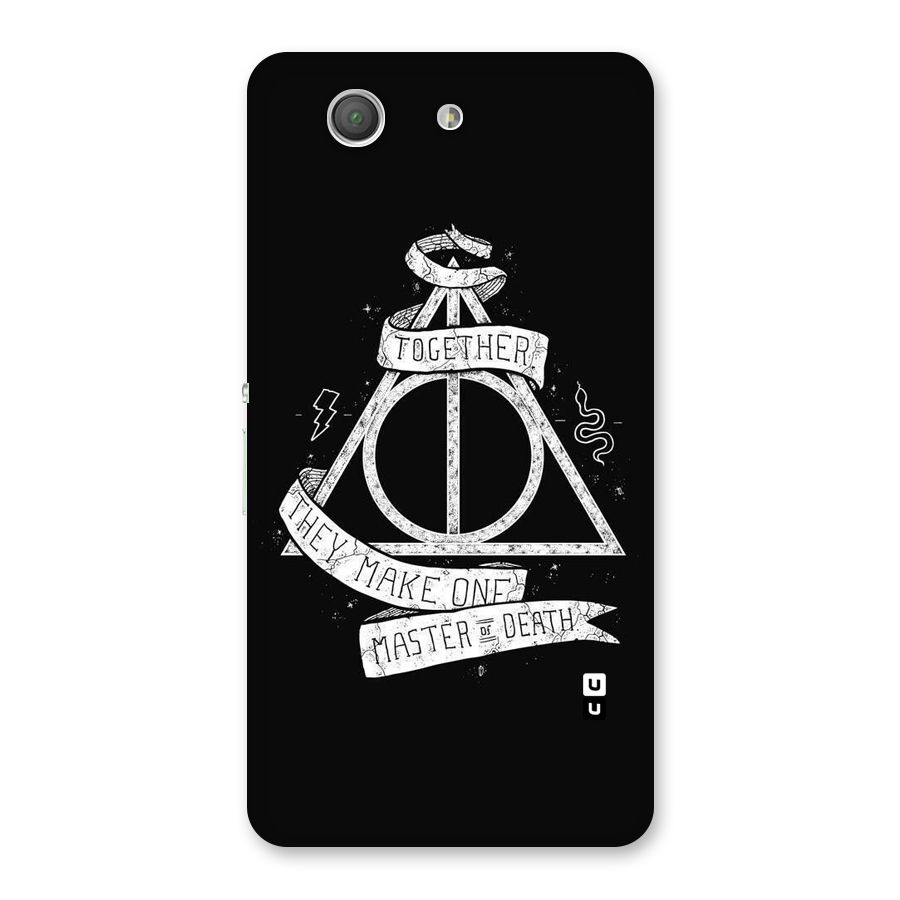 White Ribbon Back Case for Xperia Z3 Compact