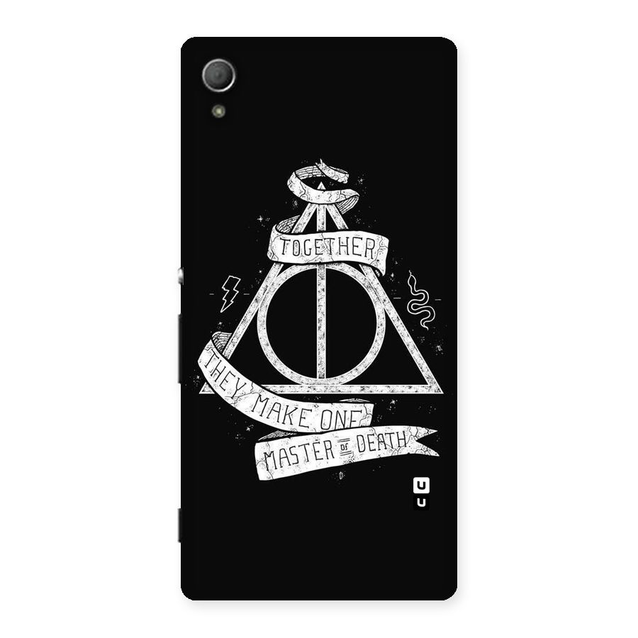 White Ribbon Back Case for Xperia Z4