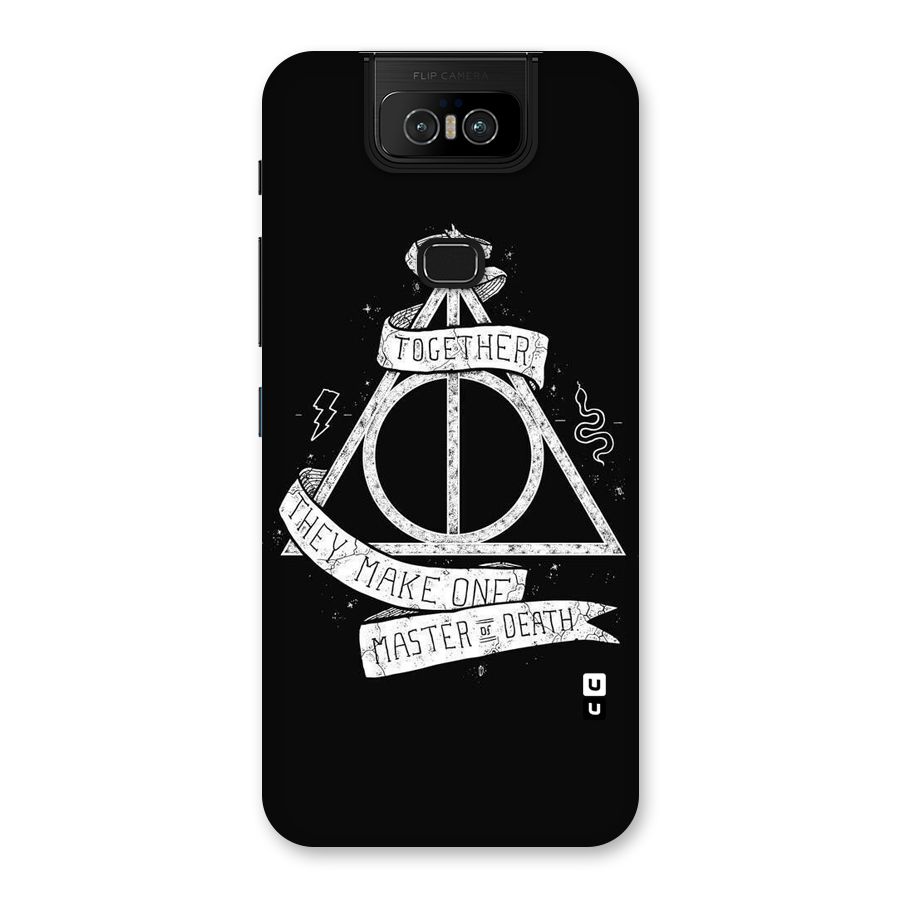 White Ribbon Back Case for Zenfone 6z