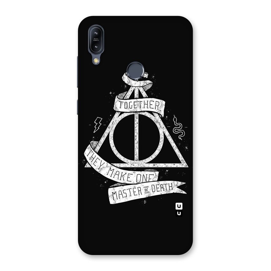 White Ribbon Back Case for Zenfone Max M2