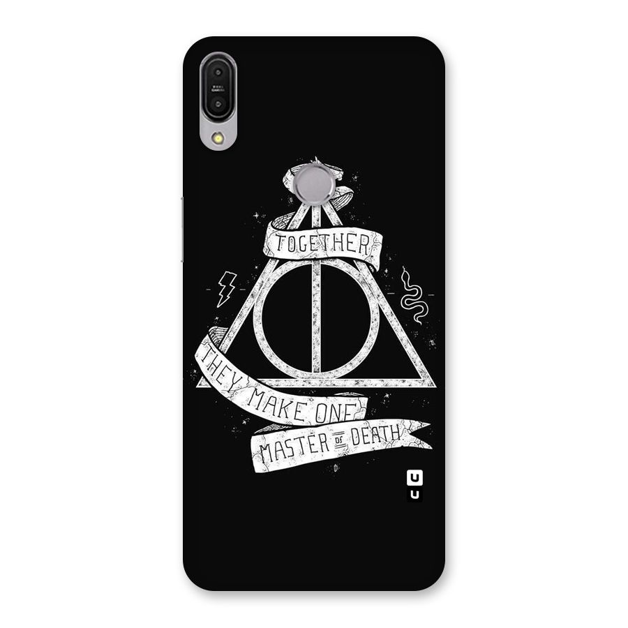 White Ribbon Back Case for Zenfone Max Pro M1