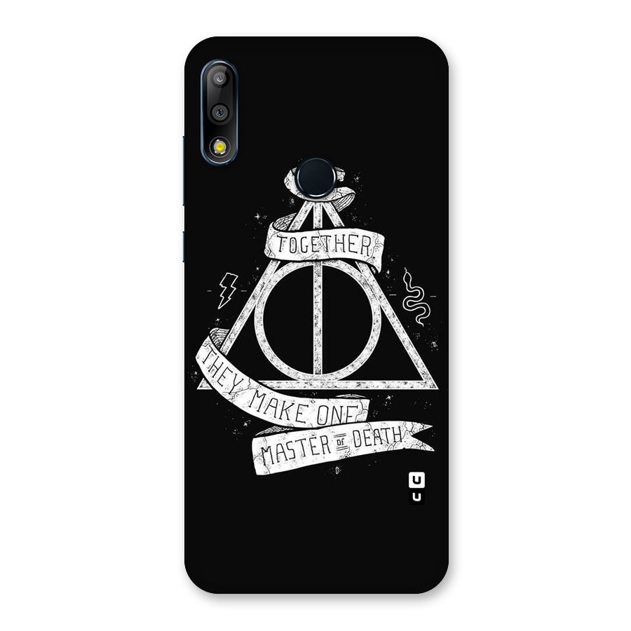 White Ribbon Back Case for Zenfone Max Pro M2