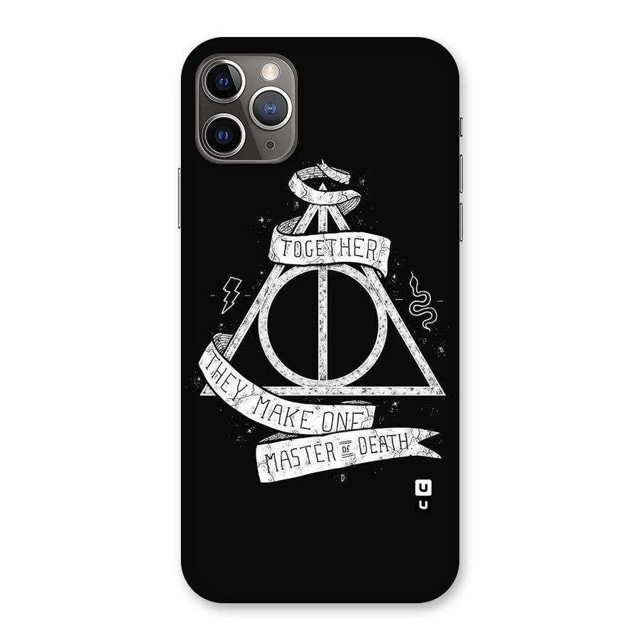 White Ribbon Back Case for iPhone 11 Pro Max