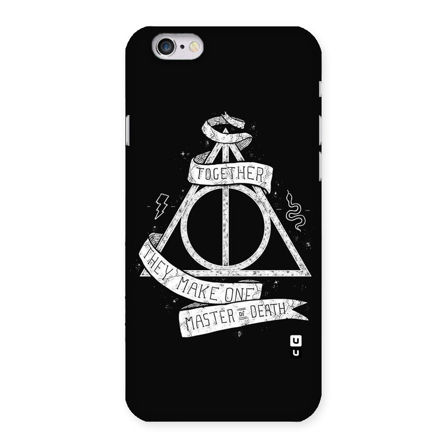 White Ribbon Back Case for iPhone 6 6S