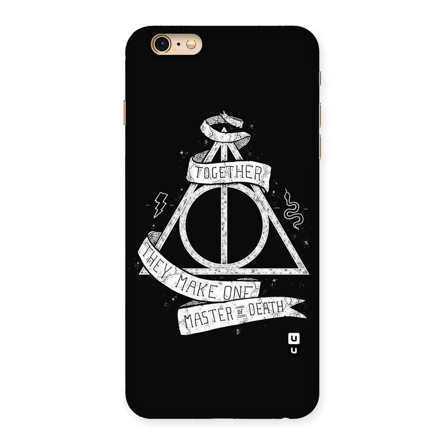 White Ribbon Back Case for iPhone 6 Plus 6S Plus