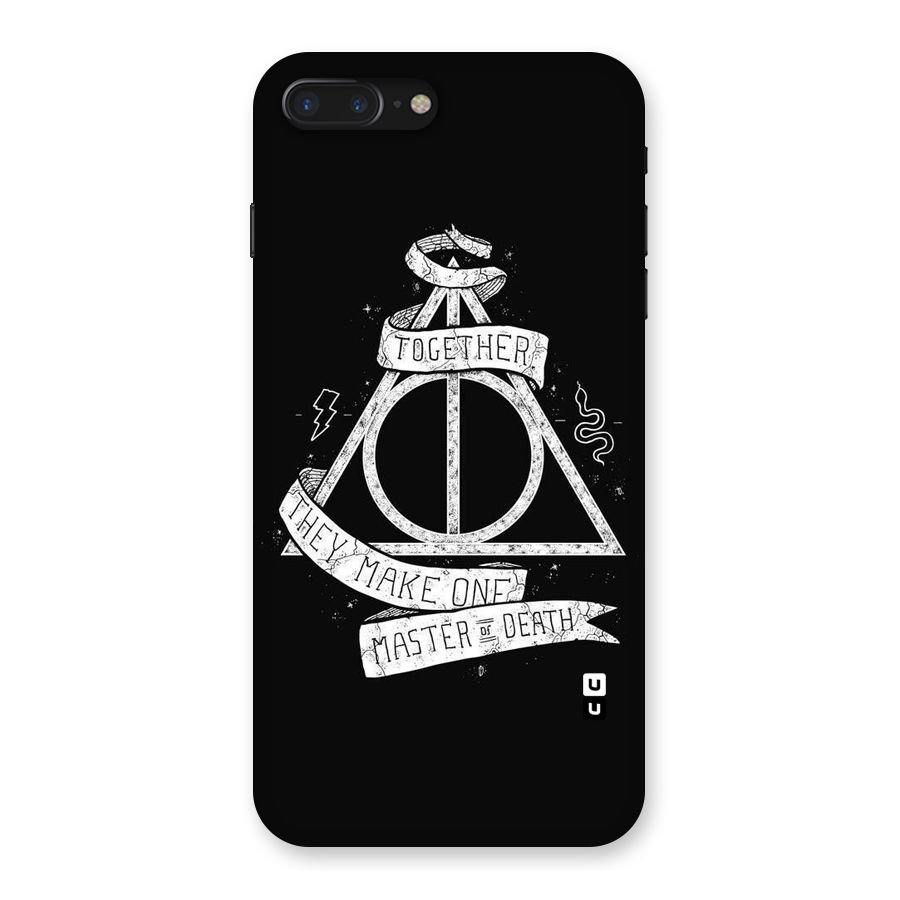 White Ribbon Back Case for iPhone 7 Plus