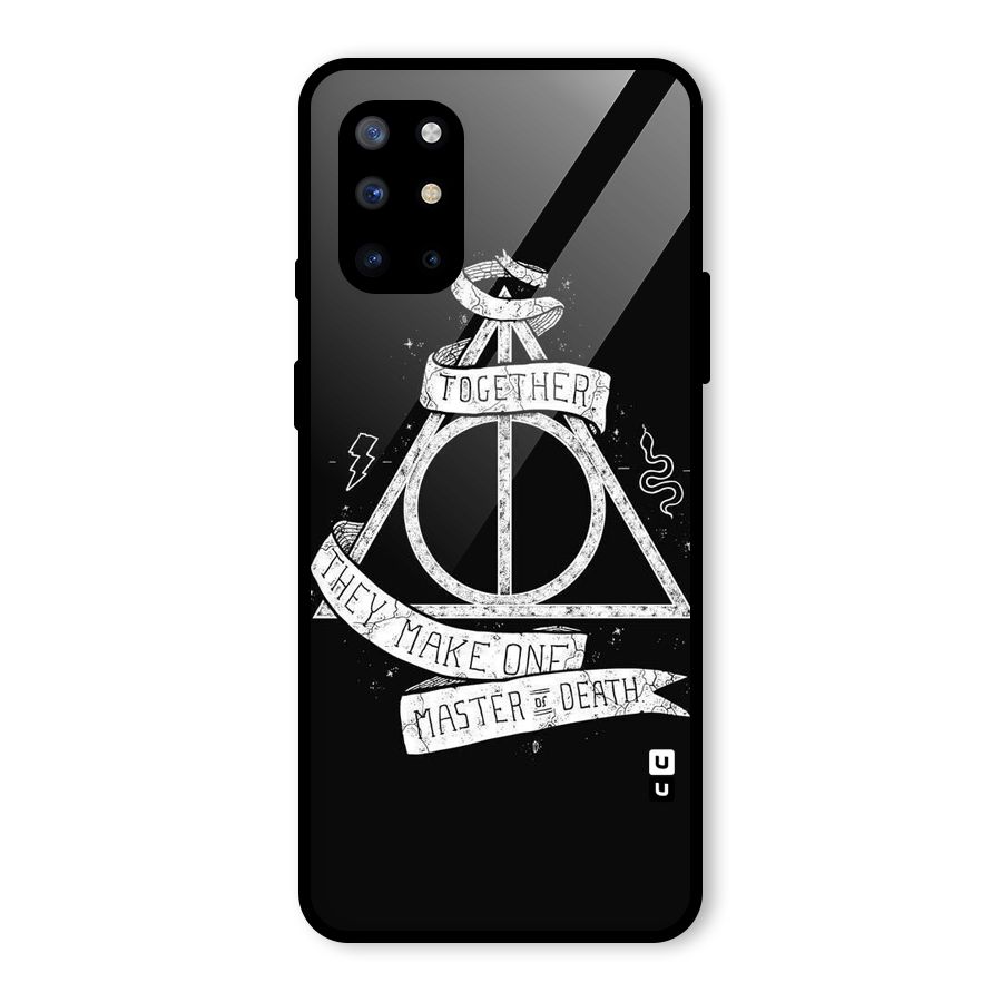 White Ribbon Glass Back Case for OnePlus 8T