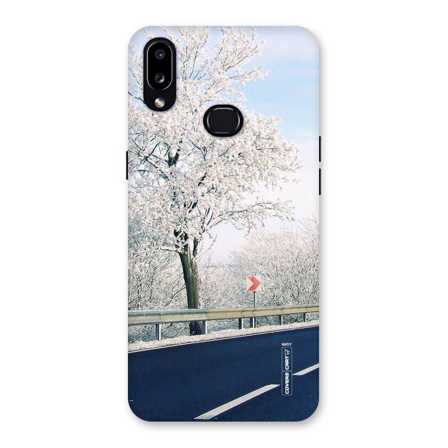 White Snow Tree Back Case for Galaxy A10s