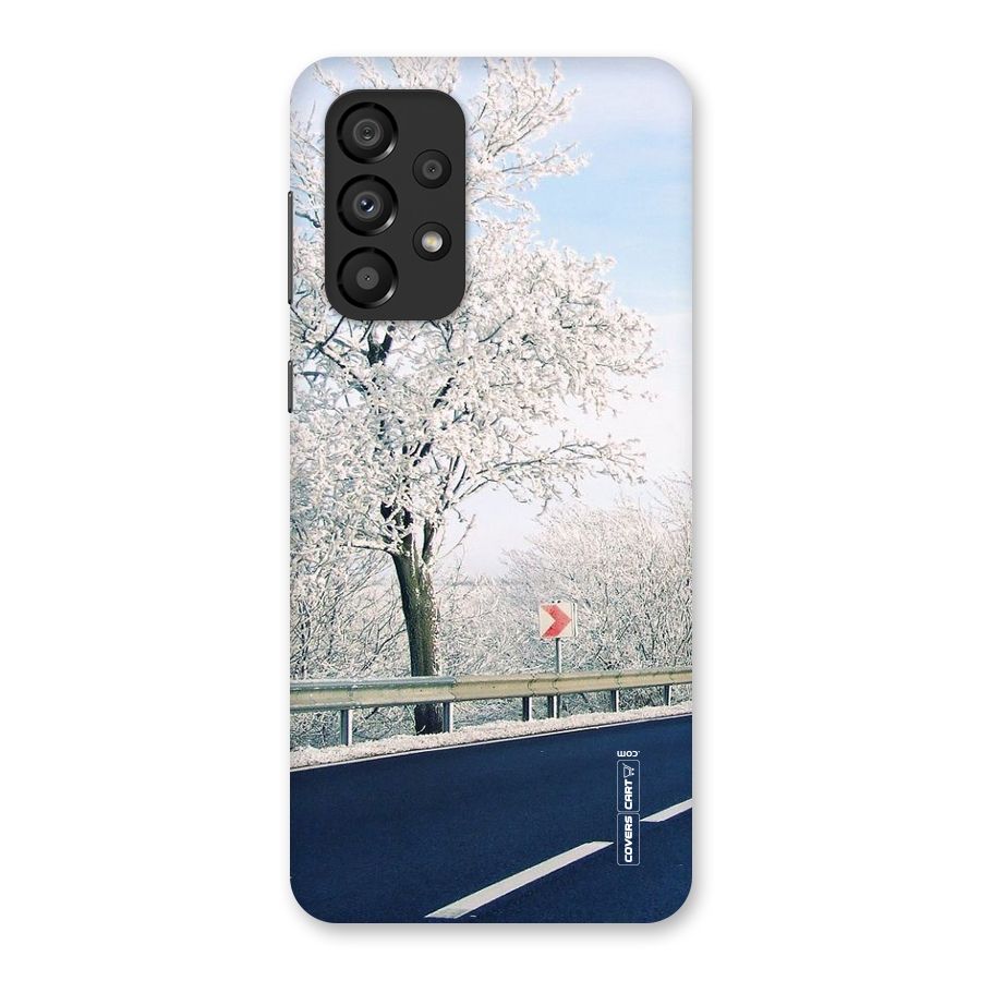 White Snow Tree Back Case for Galaxy A33 5G