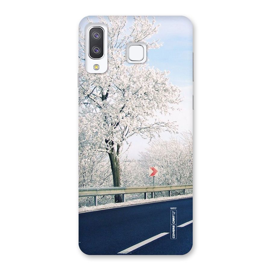 White Snow Tree Back Case for Galaxy A8 Star