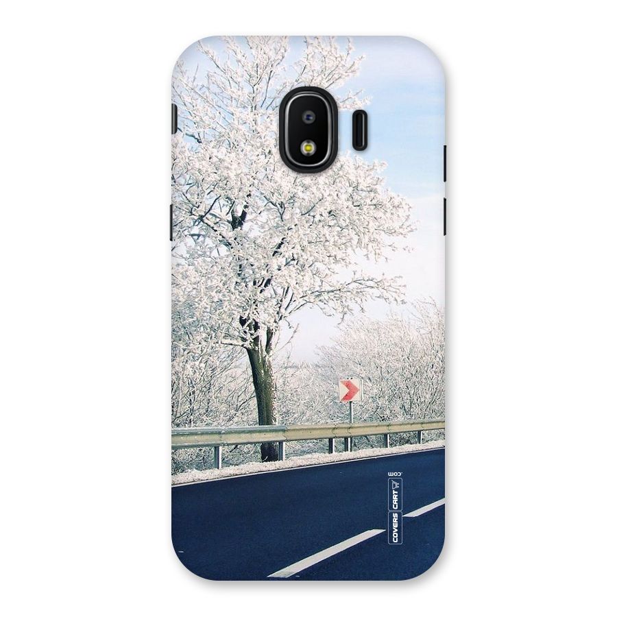 White Snow Tree Back Case for Galaxy J2 Pro 2018