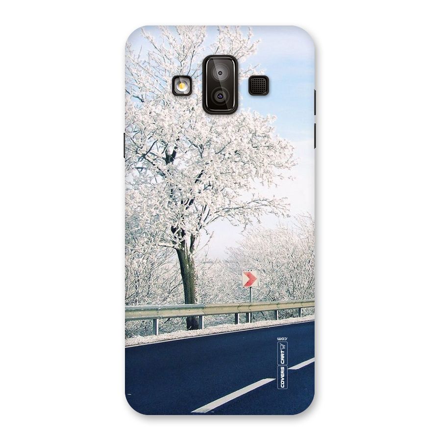 White Snow Tree Back Case for Galaxy J7 Duo