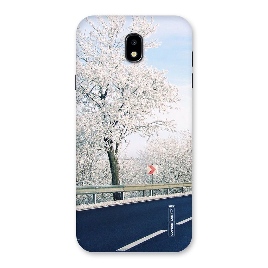White Snow Tree Back Case for Galaxy J7 Pro