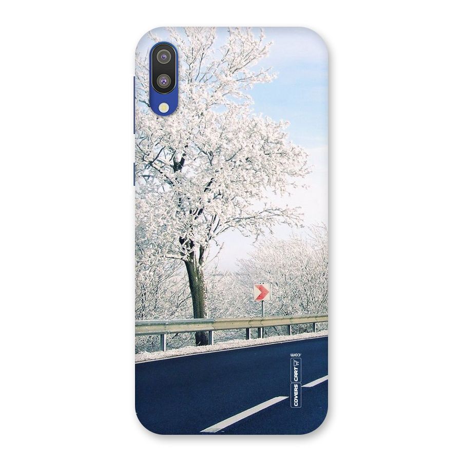 White Snow Tree Back Case for Galaxy M10
