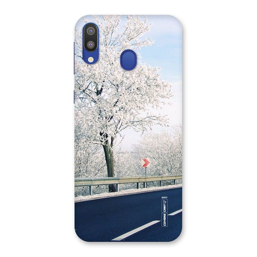 White Snow Tree Back Case for Galaxy M20