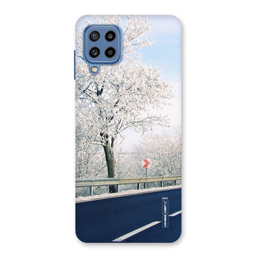 White Snow Tree Back Case for Galaxy M32