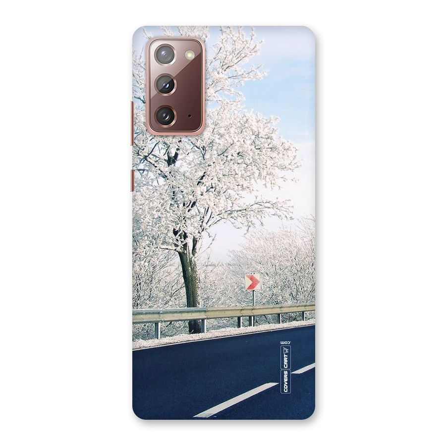 White Snow Tree Back Case for Galaxy Note 20