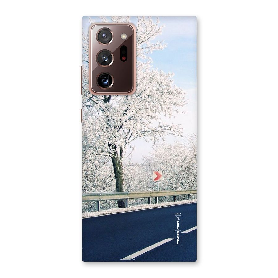 White Snow Tree Back Case for Galaxy Note 20 Ultra