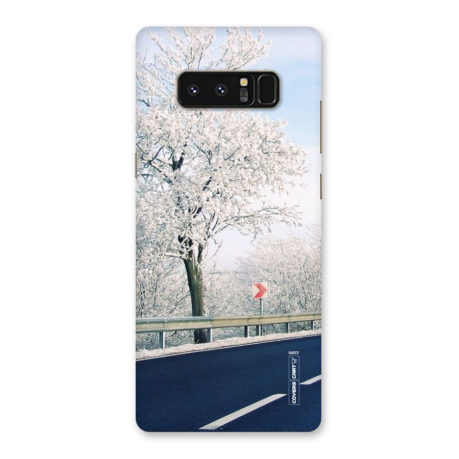 White Snow Tree Back Case for Galaxy Note 8