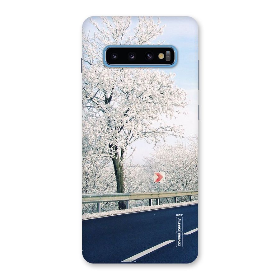 White Snow Tree Back Case for Galaxy S10 Plus