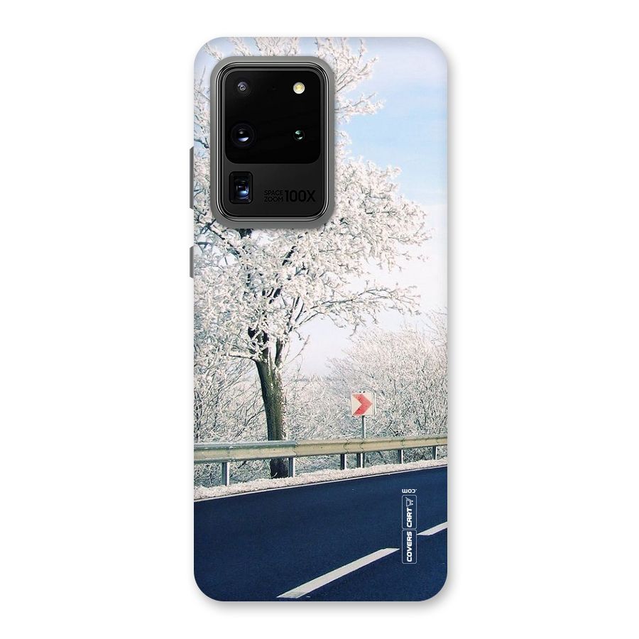 White Snow Tree Back Case for Galaxy S20 Ultra