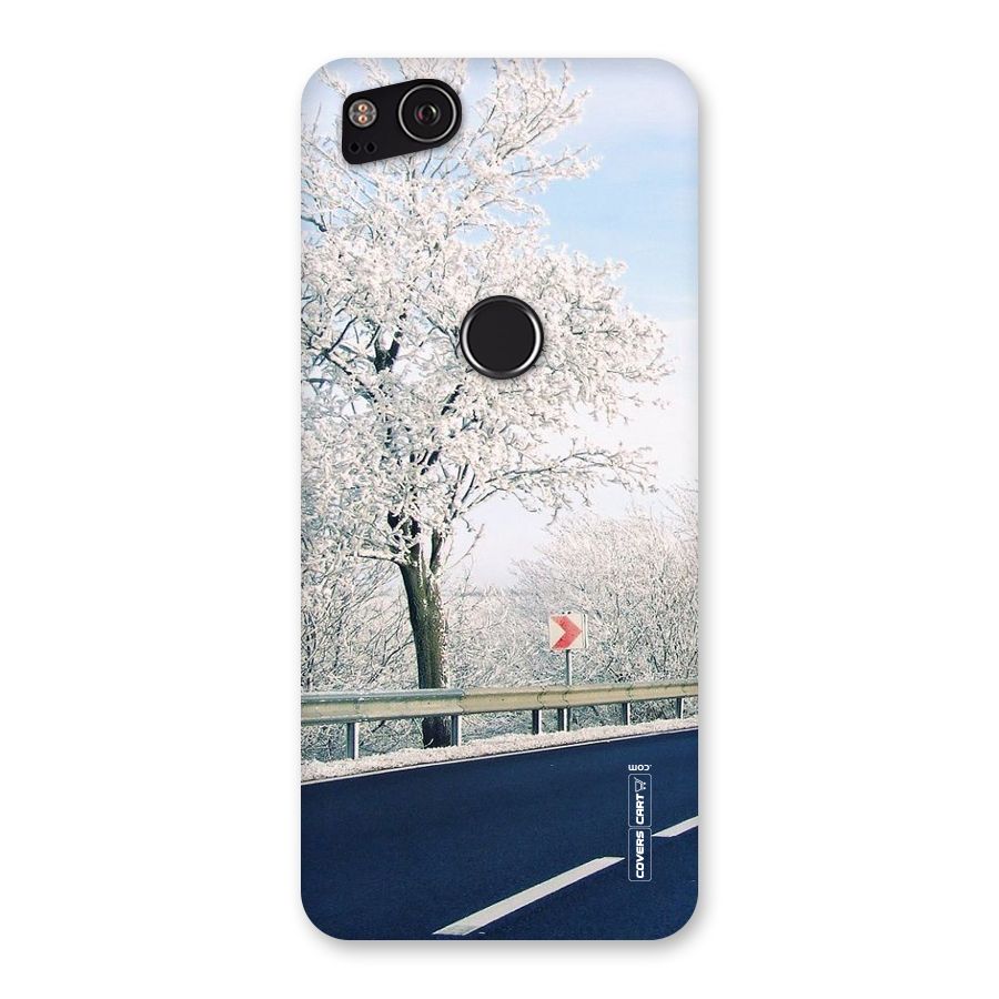 White Snow Tree Back Case for Google Pixel 2