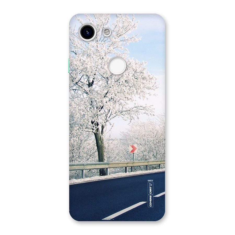White Snow Tree Back Case for Google Pixel 3