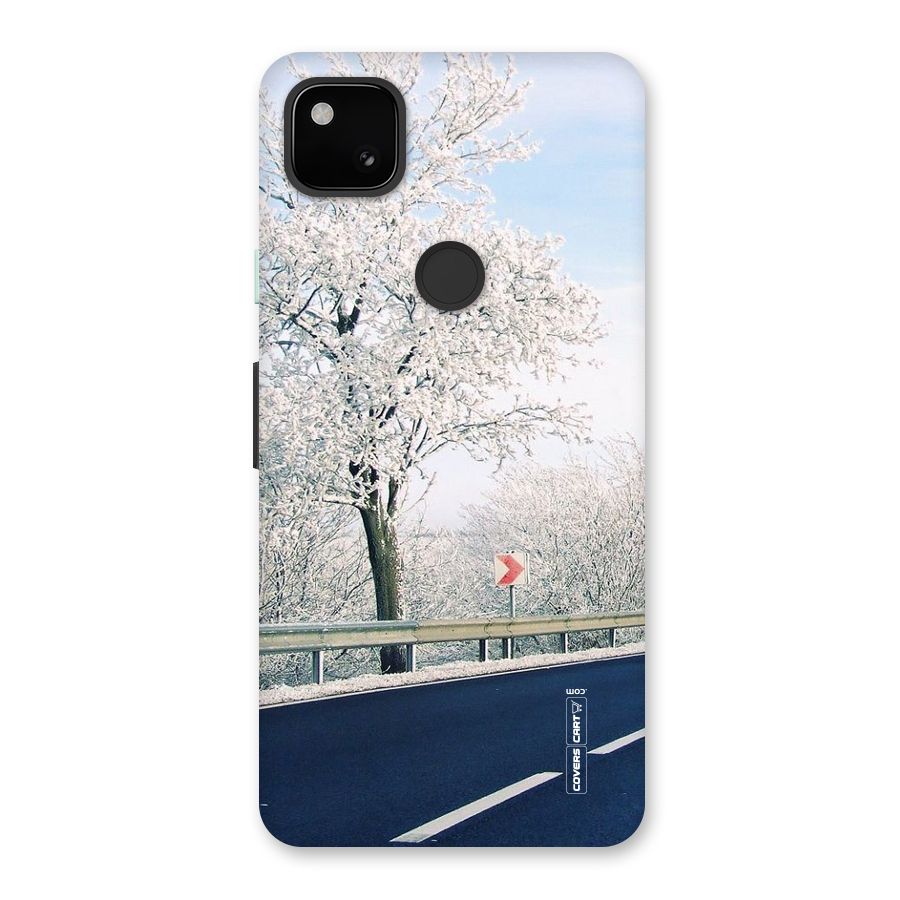 White Snow Tree Back Case for Google Pixel 4a