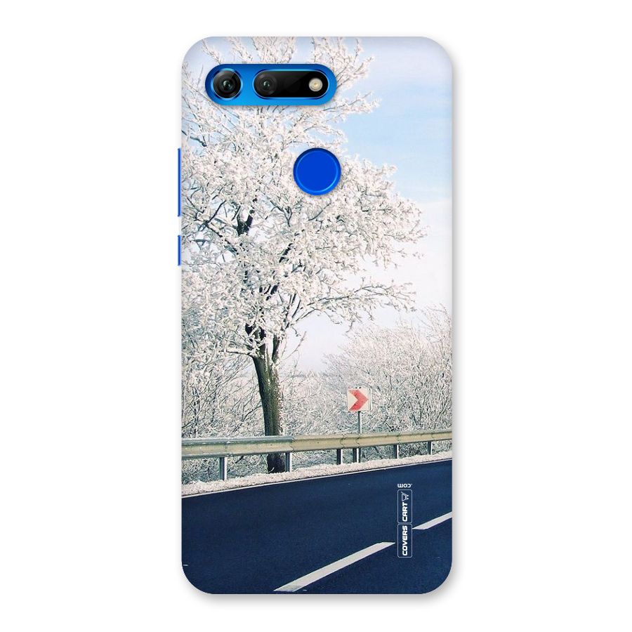 White Snow Tree Back Case for Honor View 20