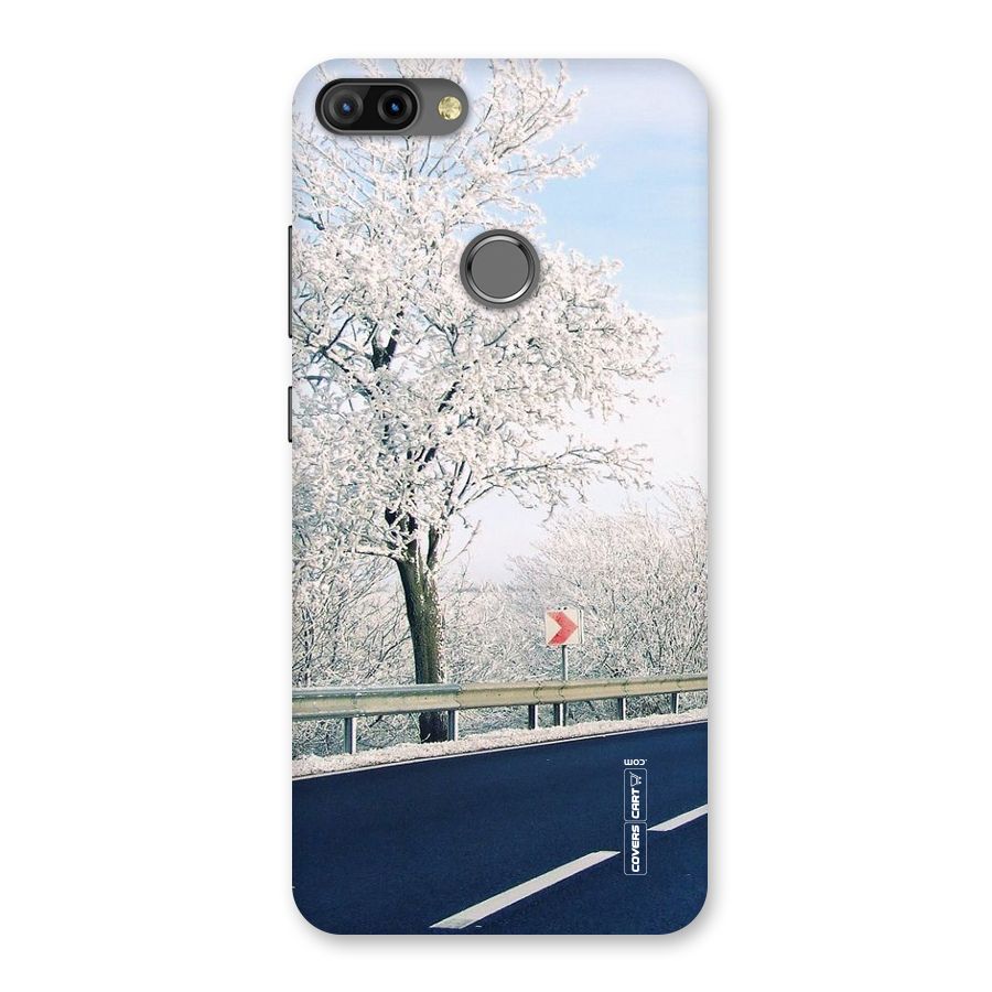 White Snow Tree Back Case for Infinix Hot 6 Pro