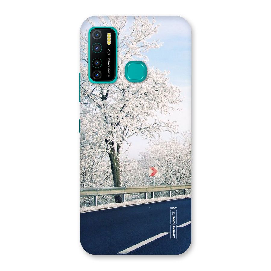 White Snow Tree Back Case for Infinix Hot 9 Pro