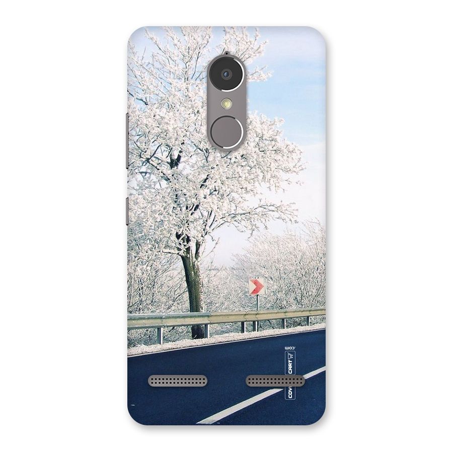 White Snow Tree Back Case for Lenovo K6 Power