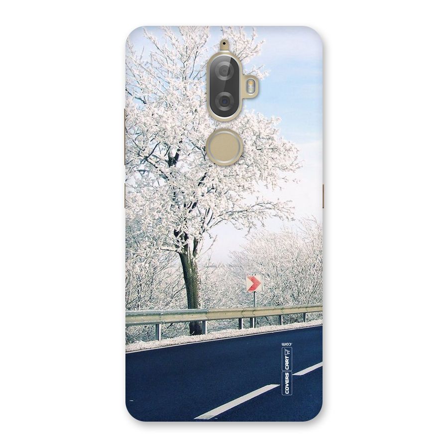 White Snow Tree Back Case for Lenovo K8 Plus