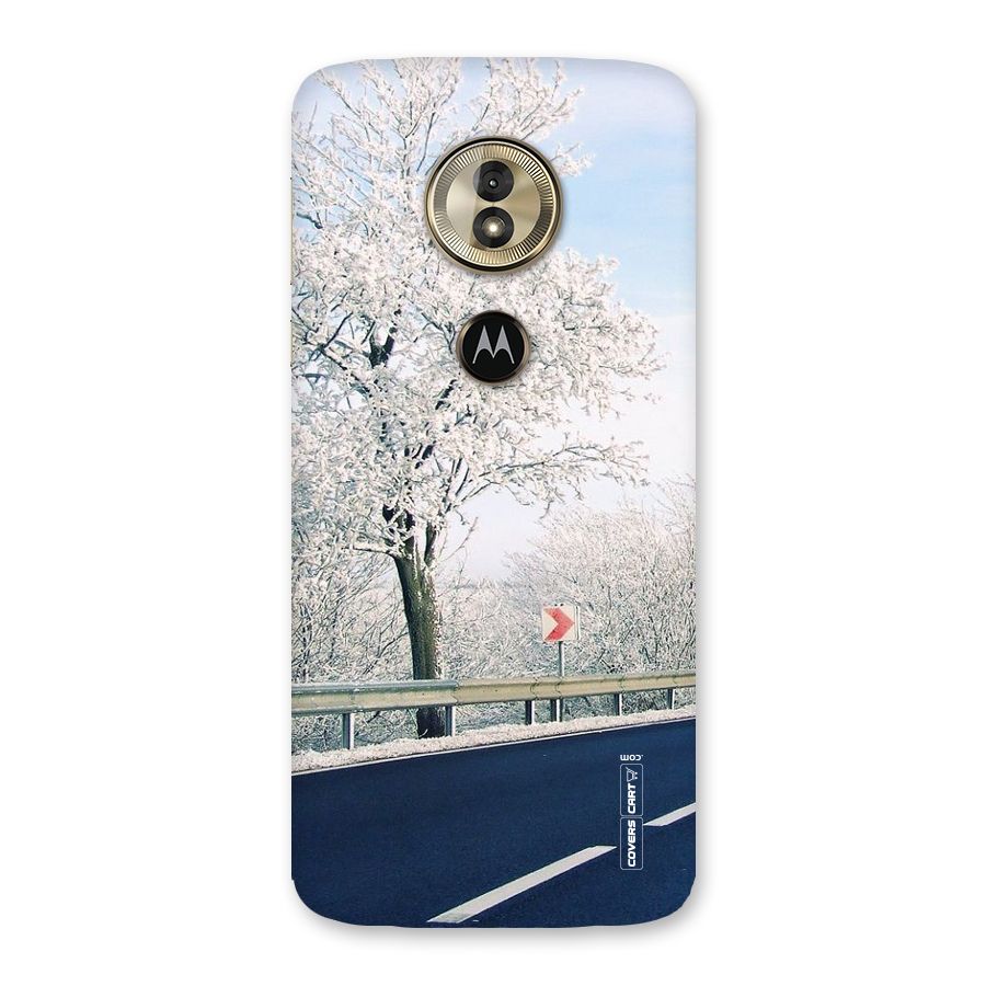 White Snow Tree Back Case for Moto G6 Play