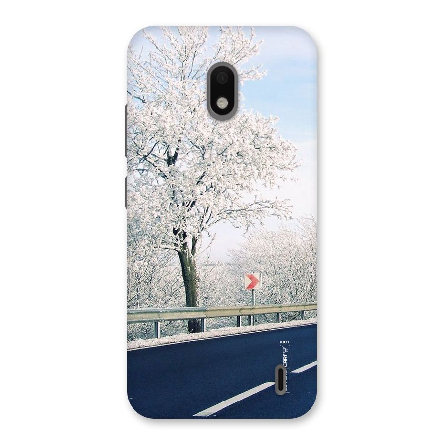 White Snow Tree Back Case for Nokia 2.2