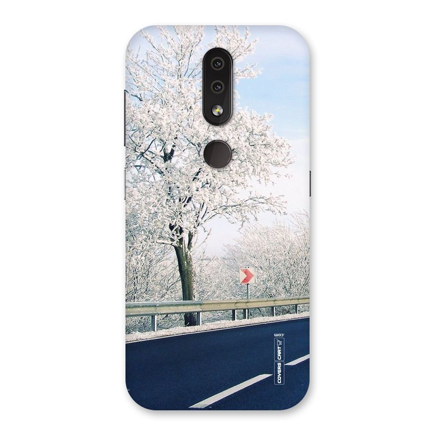 White Snow Tree Back Case for Nokia 4.2