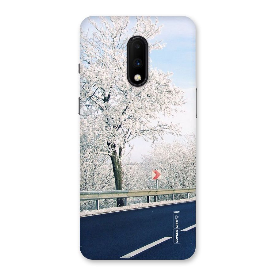 White Snow Tree Back Case for OnePlus 7