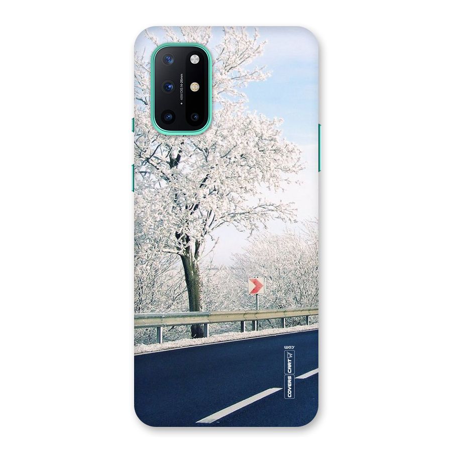 White Snow Tree Back Case for OnePlus 8T