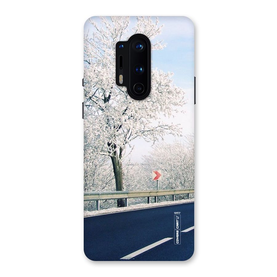 White Snow Tree Back Case for OnePlus 8 Pro