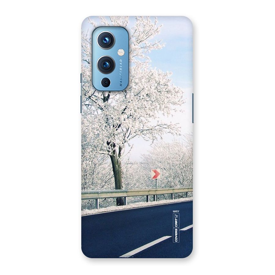 White Snow Tree Back Case for OnePlus 9