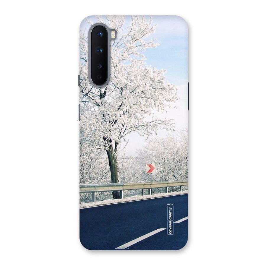White Snow Tree Back Case for OnePlus Nord