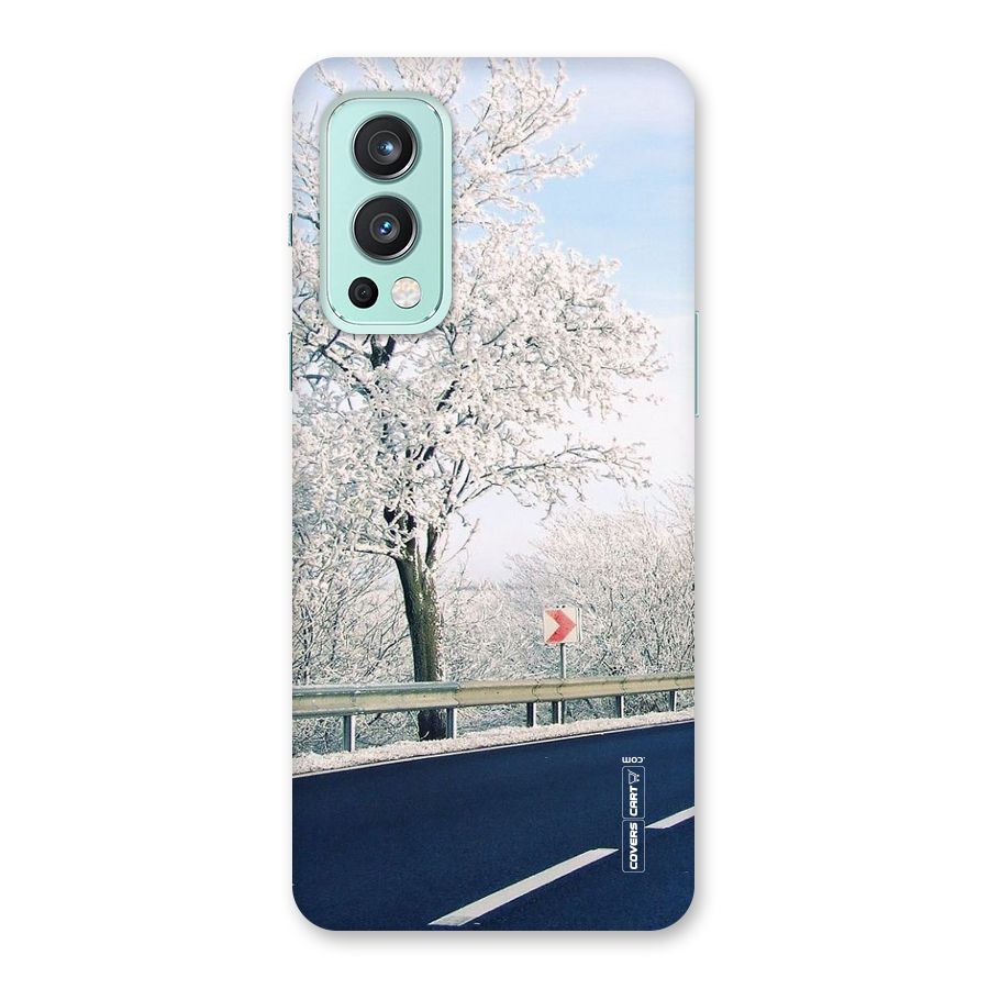White Snow Tree Back Case for OnePlus Nord 2 5G