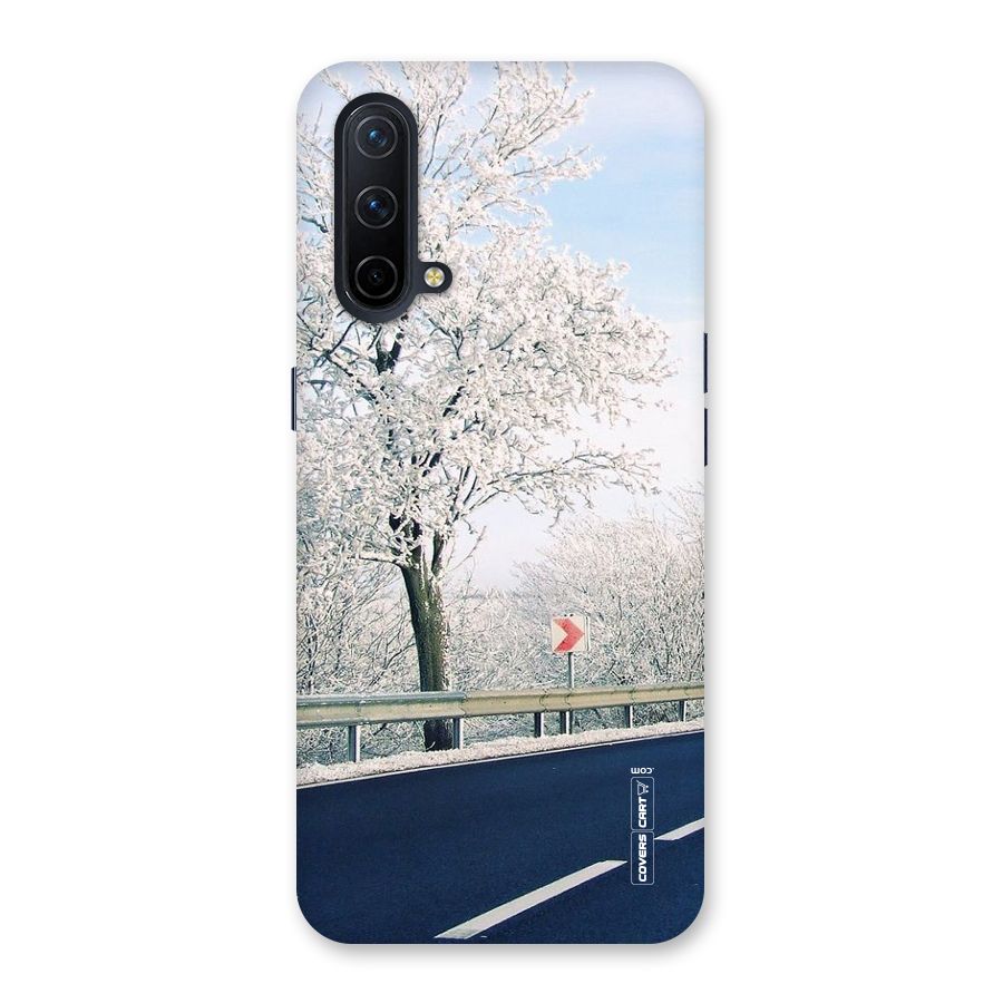 White Snow Tree Back Case for OnePlus Nord CE 5G