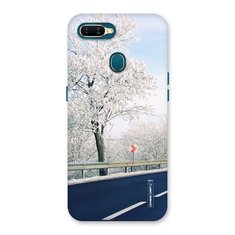 White Snow Tree Back Case for Oppo A11k