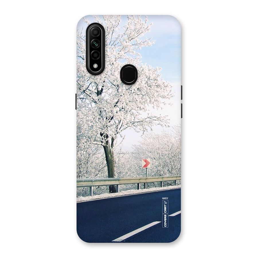 White Snow Tree Back Case for Oppo A31
