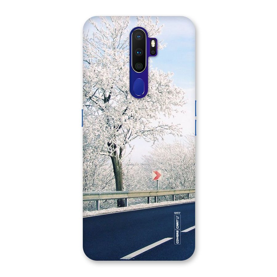 White Snow Tree Back Case for Oppo A9 (2020)