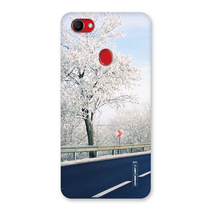 White Snow Tree Back Case for Oppo F7