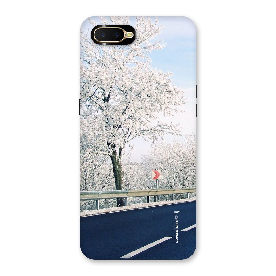 White Snow Tree Back Case for Oppo K1
